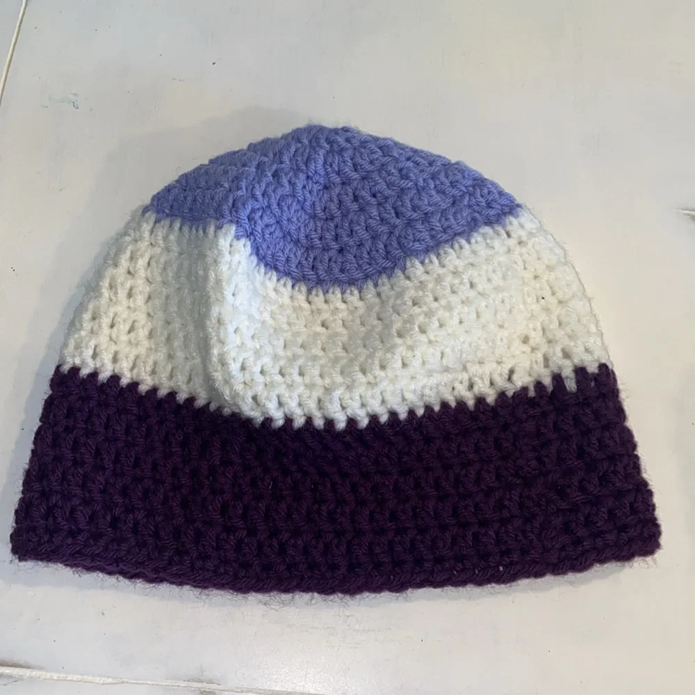 Unbranded Three Hand Knitted Adult‎ Beanies Multi Color